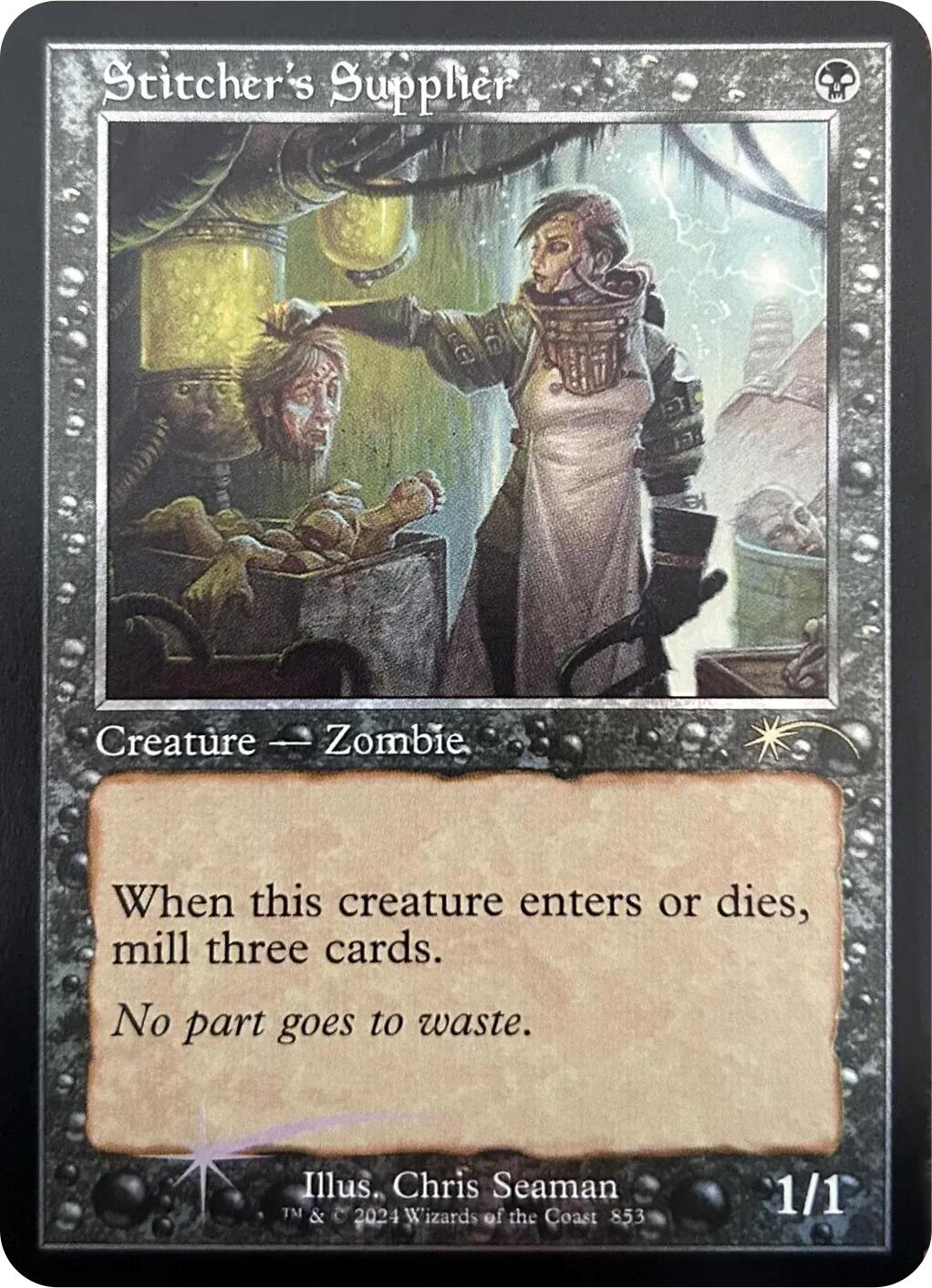Stitcher's Supplier (Retro Frame) [Secret Lair Drop Series] | Impulse Games and Hobbies