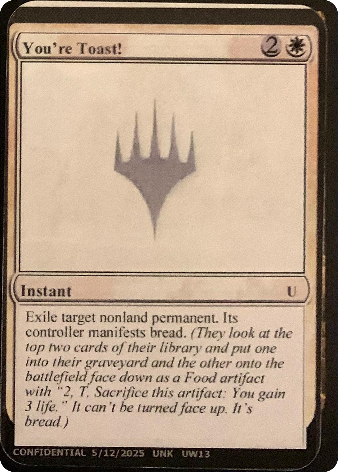 You're Toast! [Unknown Event] | Impulse Games and Hobbies