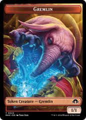 Copy (Ripple Foil) // Gremlin Double-Sided Token [Modern Horizons 3 Tokens] | Impulse Games and Hobbies