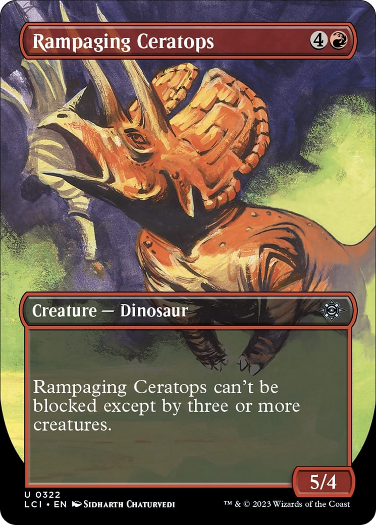 Rampaging Ceratops (Borderless) [The Lost Caverns of Ixalan] | Impulse Games and Hobbies