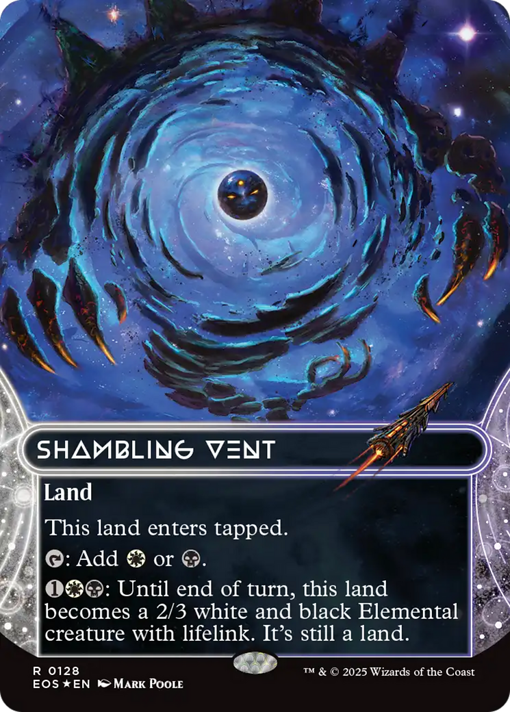 Shambling Vent (0128) (Borderless) (Galaxy Foil) [Edge of Eternities: Stellar Sights] | Impulse Games and Hobbies
