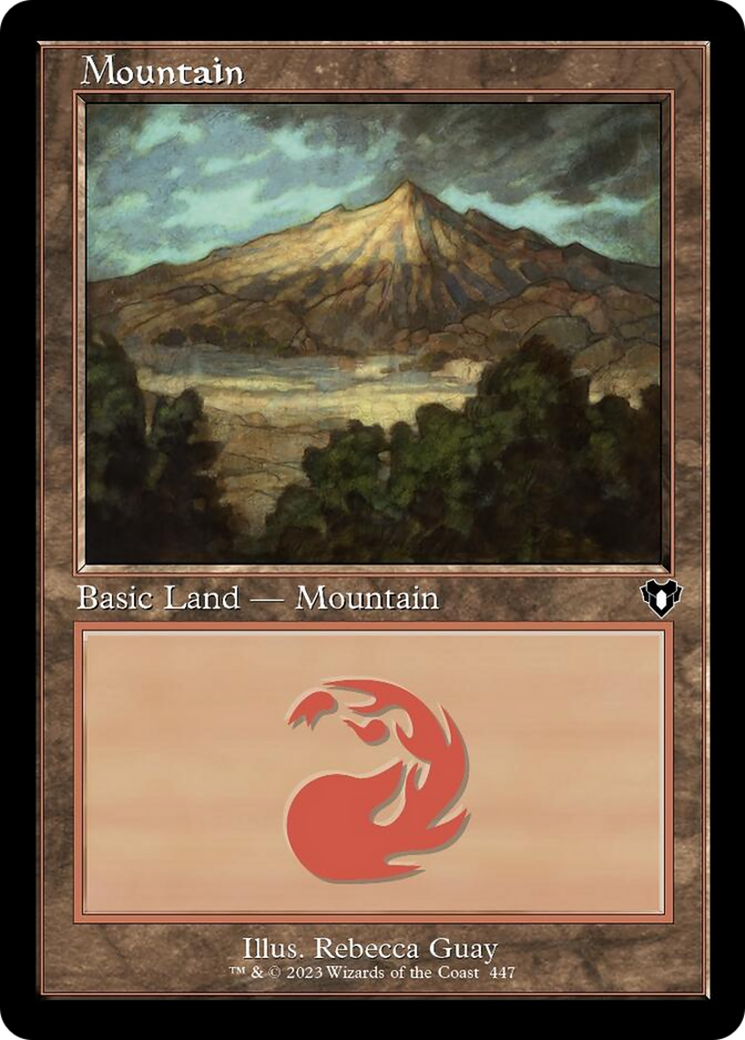 Mountain (447) (Retro) [Commander Masters] | Impulse Games and Hobbies