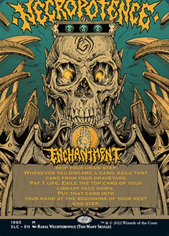 Necropotence (Borderless Alternate Art) [Secret Lair Countdown Kit] | Impulse Games and Hobbies