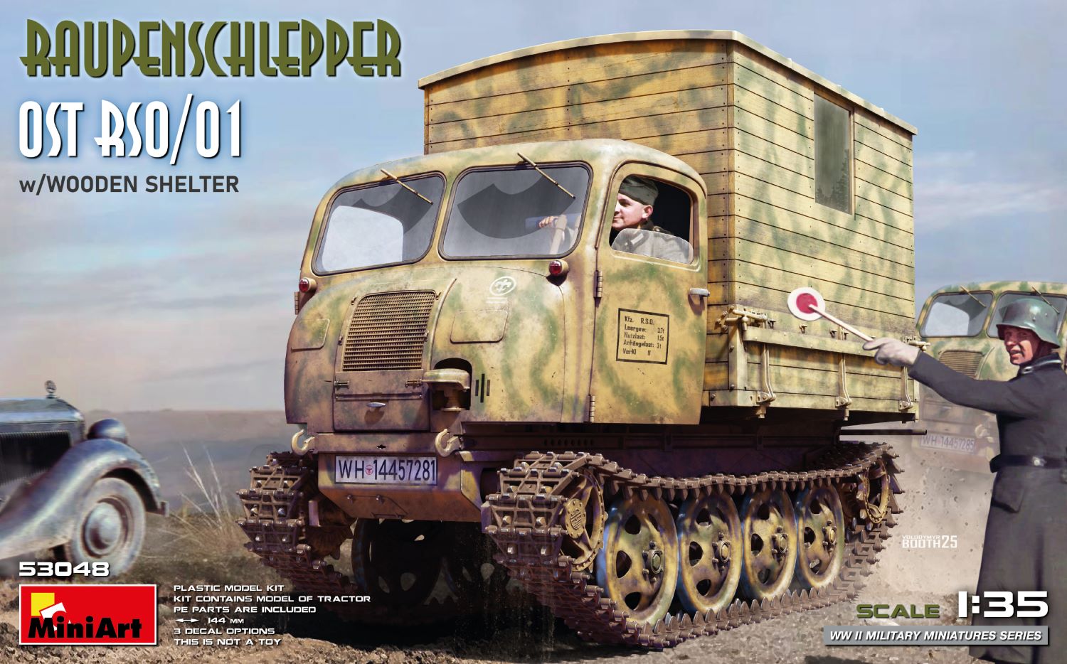 MiniArt - Raupenschlepper Ost RSO/01 w/Wooden Shelter (1/35) | Impulse Games and Hobbies