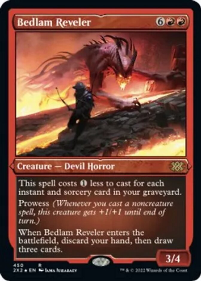 Bedlam Reveler (Foil Etched) [Double Masters 2022] | Impulse Games and Hobbies