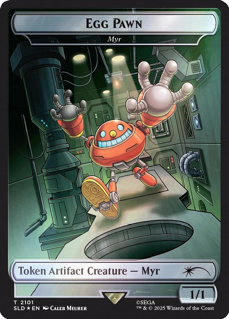Egg Pawn - Myr Token (Rainbow Foil) [Secret Lair Drop Series] | Impulse Games and Hobbies