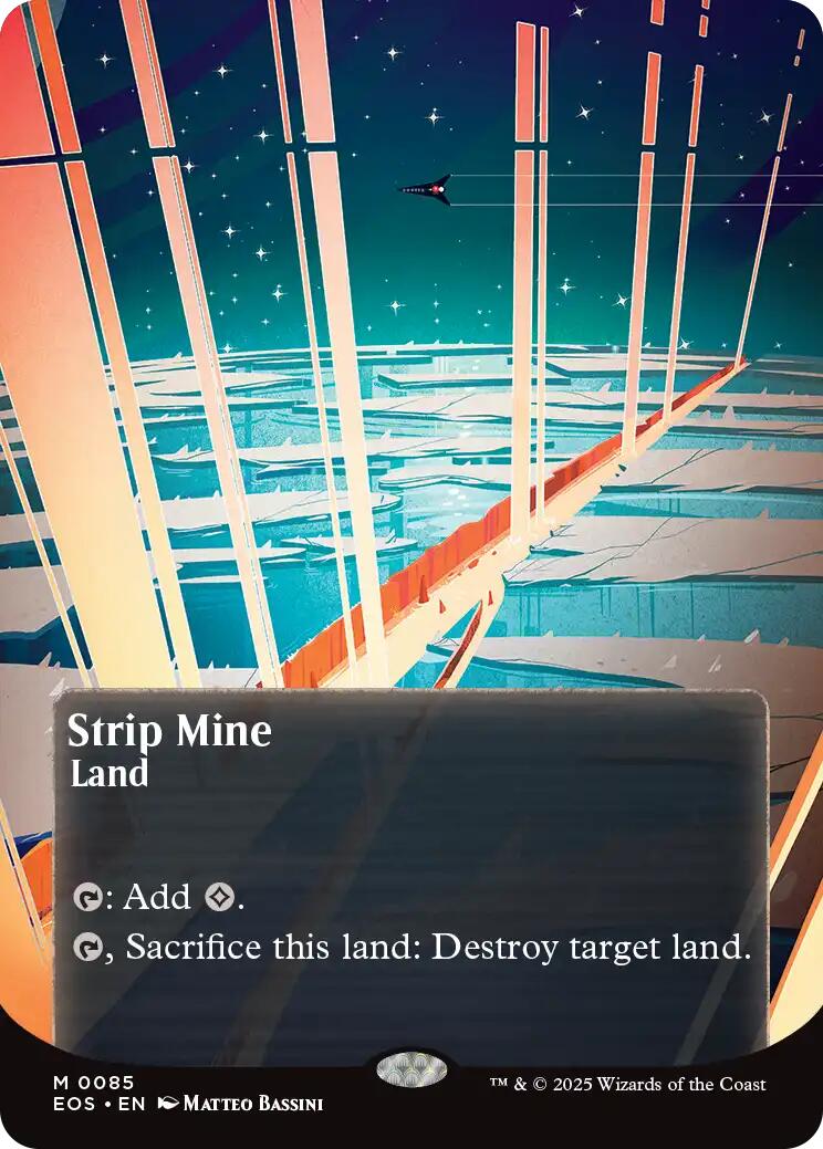 Strip Mine (0085) (Borderless) [Edge of Eternities: Stellar Sights] | Impulse Games and Hobbies