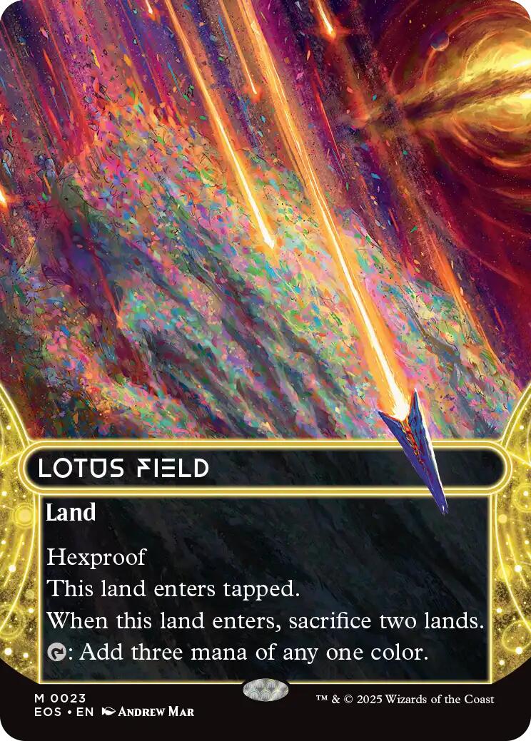 Lotus Field (0023) (Borderless) [Edge of Eternities: Stellar Sights] | Impulse Games and Hobbies