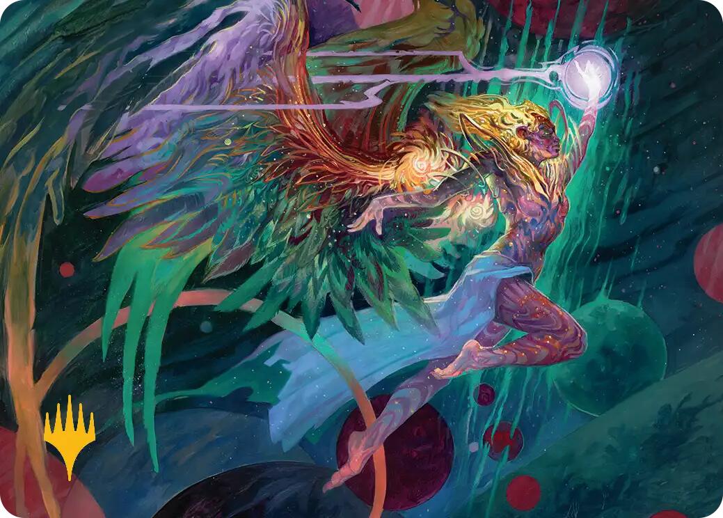 Exalted Sunborn Art Card (Gold-Stamped Signature) [Edge of Eternities Art Series] | Impulse Games and Hobbies