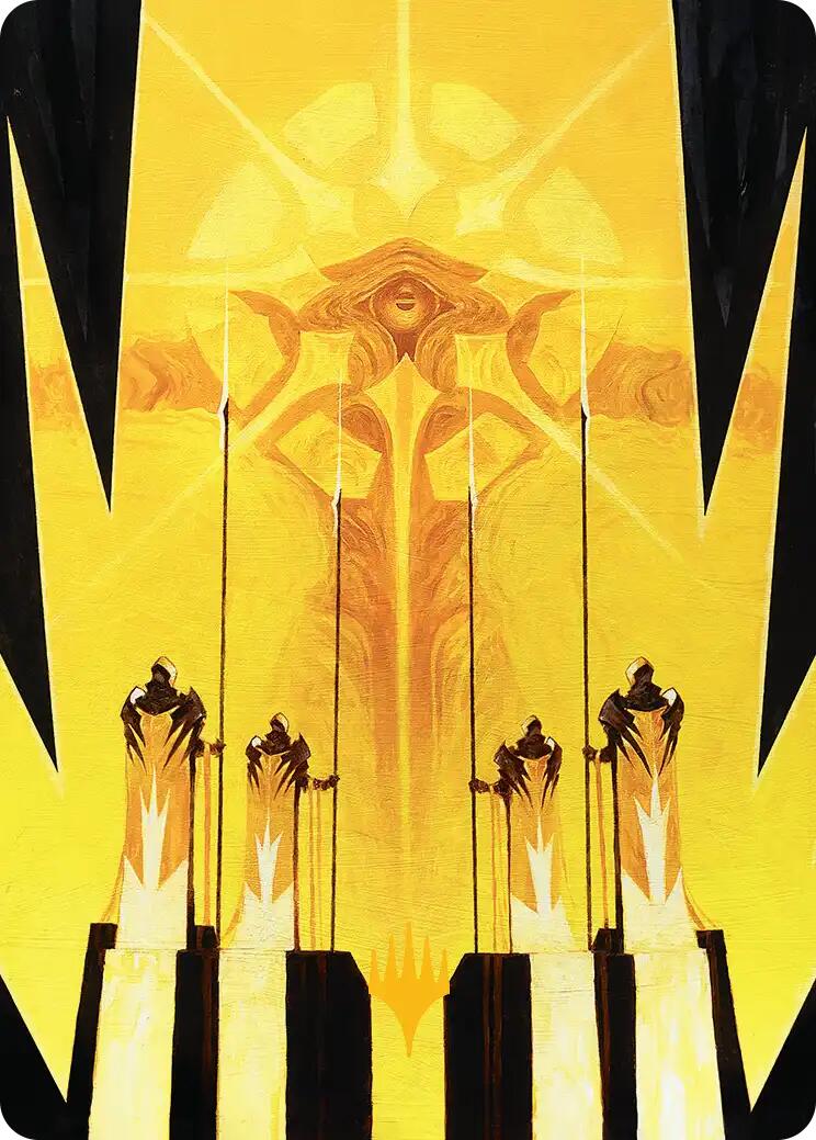 Hardlight Containment Art Card (Gold-Stamped Planeswalker Symbol) [Edge of Eternities Art Series] | Impulse Games and Hobbies