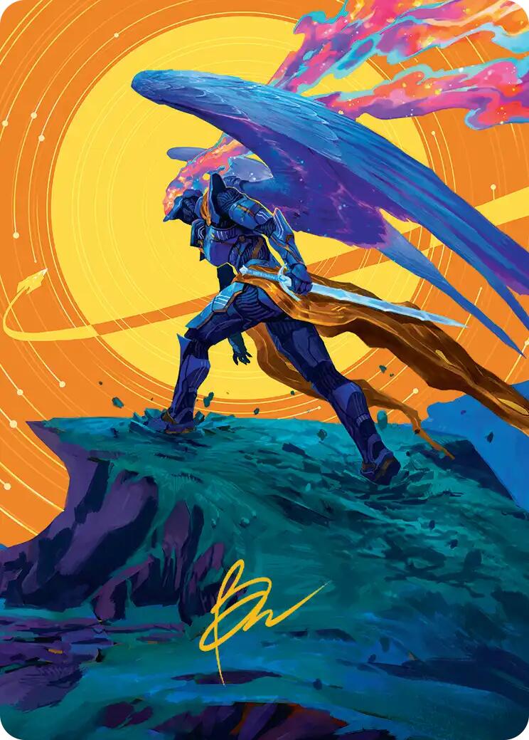 Astelli Reclaimer Art Card (Gold-Stamped Signature) [Edge of Eternities Art Series] | Impulse Games and Hobbies