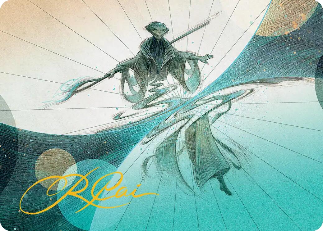 Weftwalking Art Card (Gold-Stamped Signature) [Edge of Eternities Art Series] | Impulse Games and Hobbies