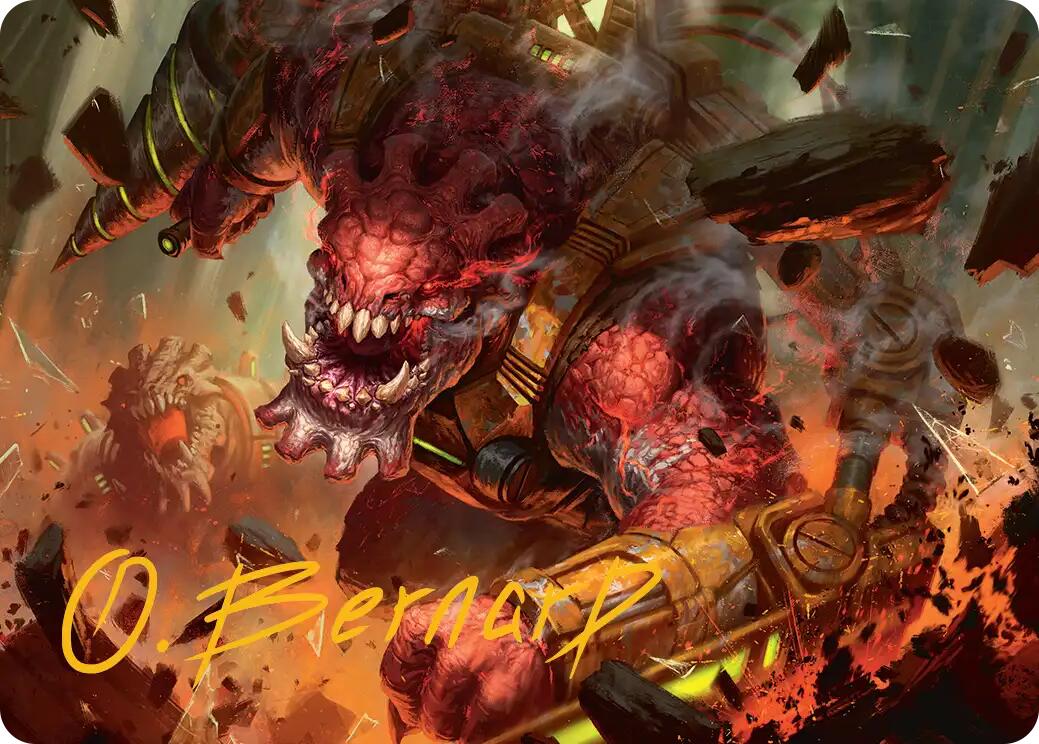 Full Bore Art Card (Gold-Stamped Signature) [Edge of Eternities Art Series] | Impulse Games and Hobbies