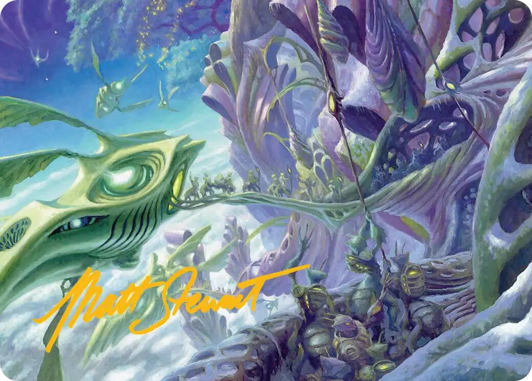 Loading Zone Art Card (Gold-Stamped Signature) [Edge of Eternities Art Series] | Impulse Games and Hobbies