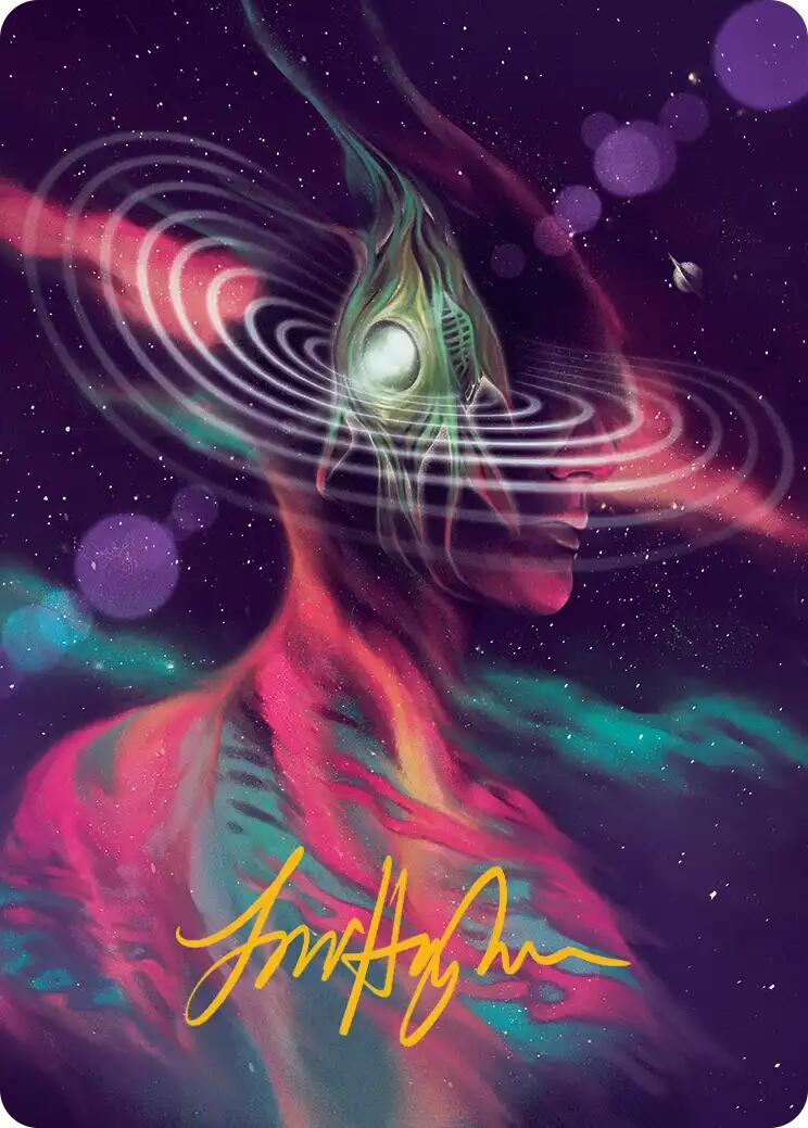 Terrasymbiosis Art Card (Gold-Stamped Signature) [Edge of Eternities Art Series] | Impulse Games and Hobbies