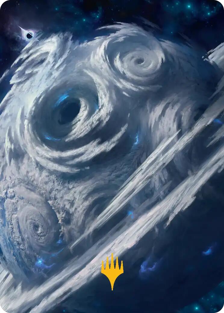 Uthros, Titanic Godcore Art Card (Gold-Stamped Planeswalker Symbol) [Edge of Eternities Art Series] | Impulse Games and Hobbies