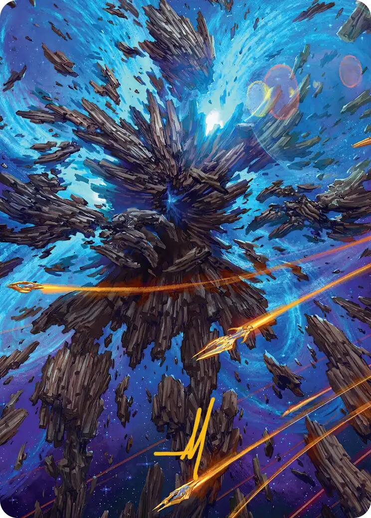 Celestial Colonnade Art Card (Gold-Stamped Signature) [Edge of Eternities Art Series] | Impulse Games and Hobbies