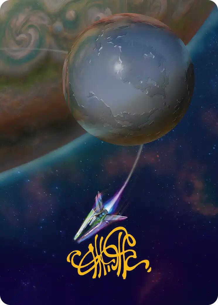 Reflecting Pool Art Card (Gold-Stamped Signature) [Edge of Eternities Art Series] | Impulse Games and Hobbies