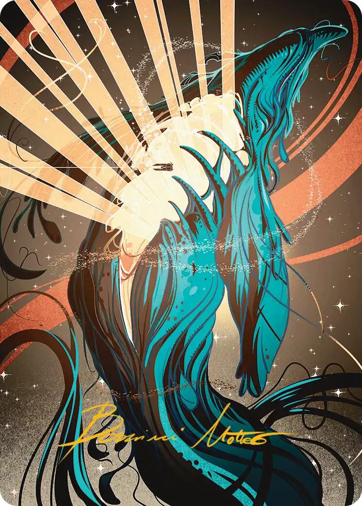 Swarmyard Art Card (Gold-Stamped Signature) [Edge of Eternities Art Series] | Impulse Games and Hobbies