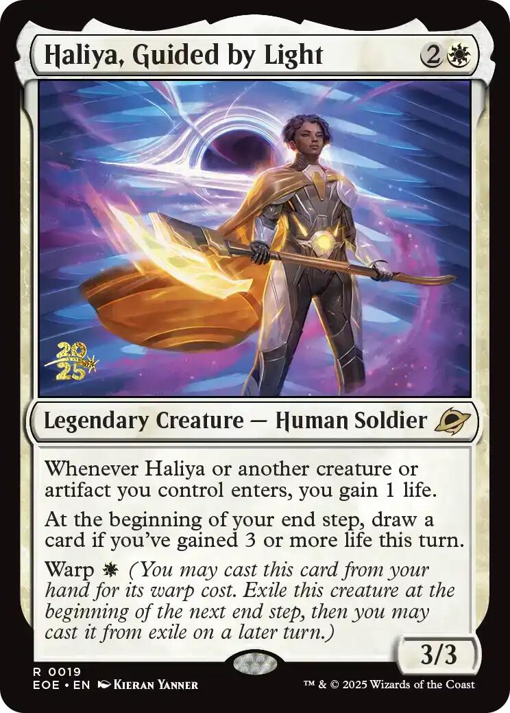 Haliya, Guided by Light [Edge of Eternities Prerelease Promos] | Impulse Games and Hobbies