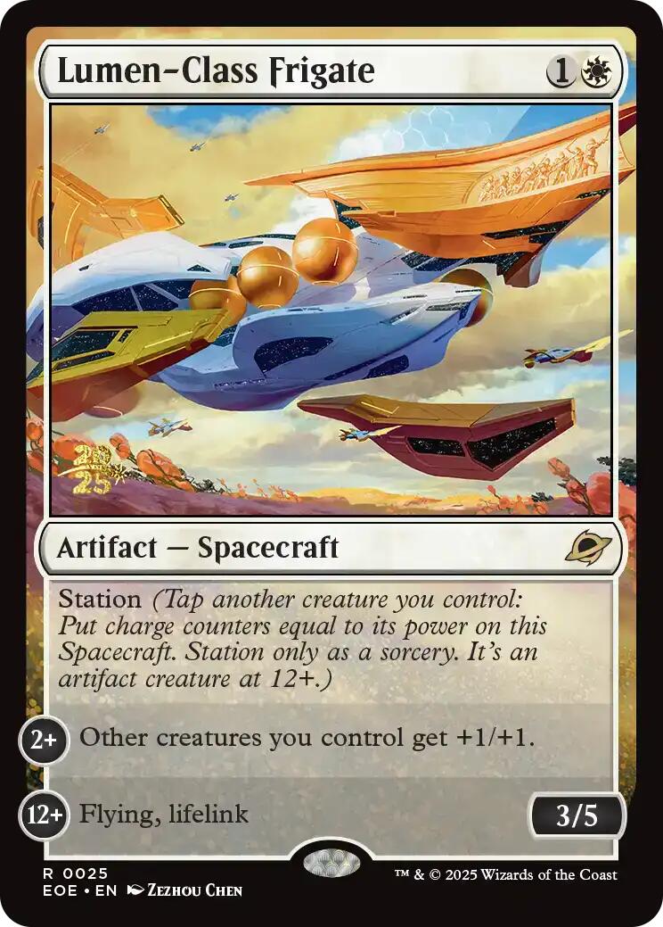 Lumen-Class Frigate [Edge of Eternities Prerelease Promos] | Impulse Games and Hobbies