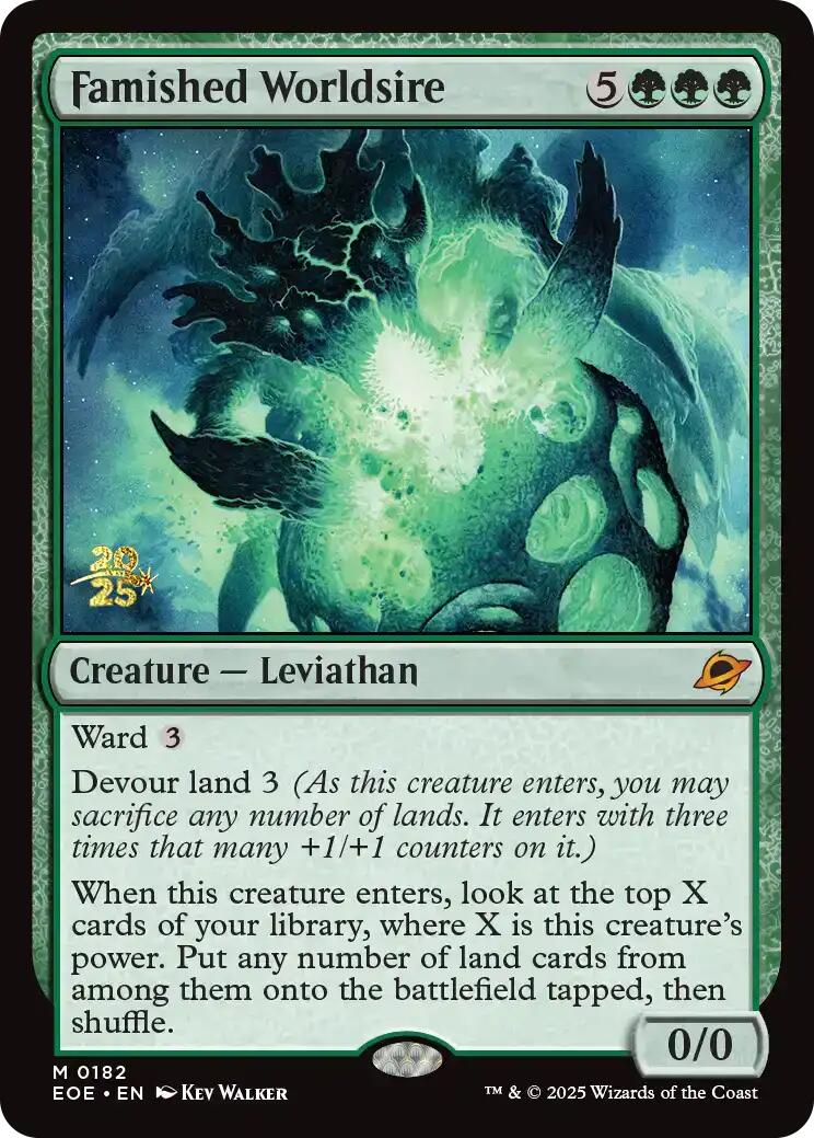 Famished Worldsire [Edge of Eternities Prerelease Promos] | Impulse Games and Hobbies