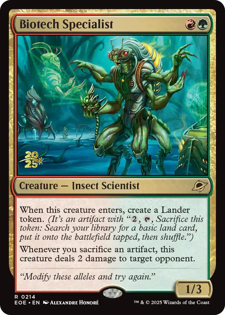 Biotech Specialist [Edge of Eternities Prerelease Promos] | Impulse Games and Hobbies