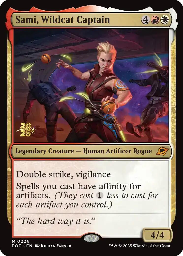 Sami, Wildcat Captain [Edge of Eternities Prerelease Promos] | Impulse Games and Hobbies