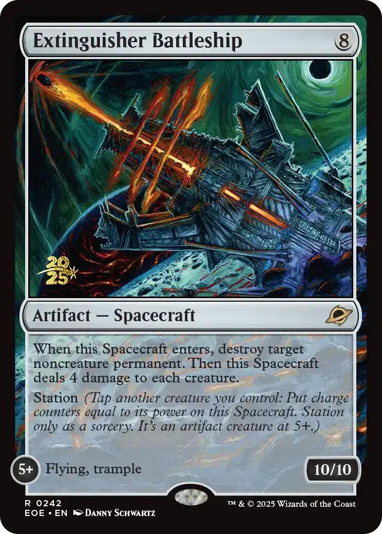 Extinguisher Battleship [Edge of Eternities Prerelease Promos] | Impulse Games and Hobbies