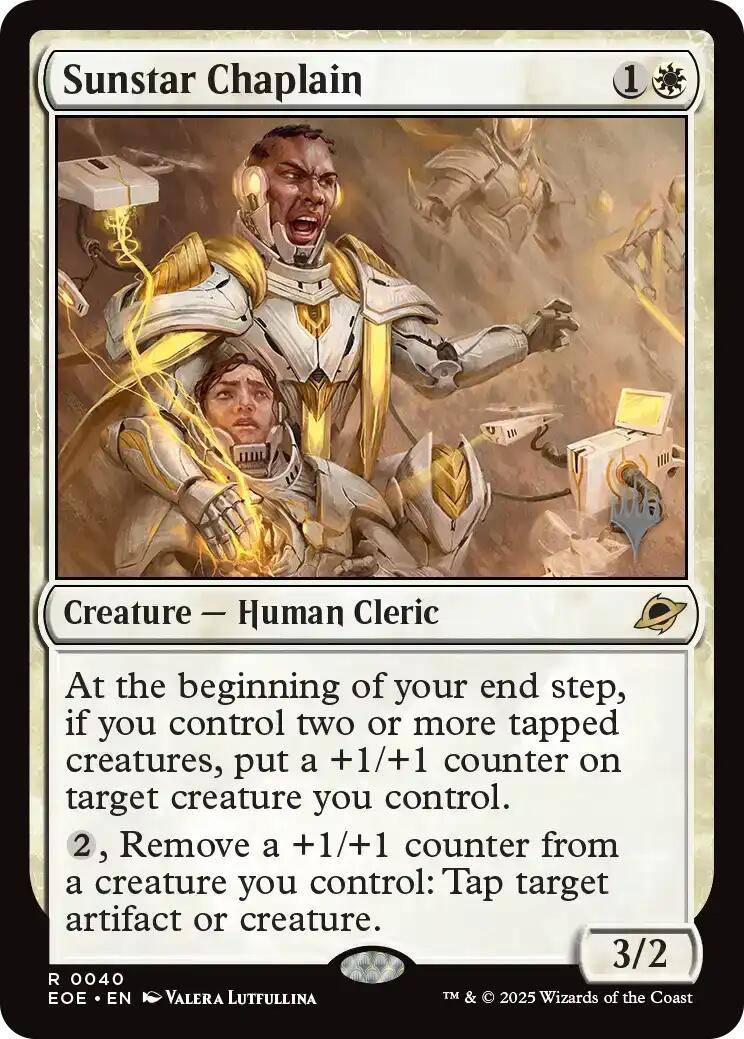 Sunstar Chaplain [Edge of Eternities Promo Pack] | Impulse Games and Hobbies