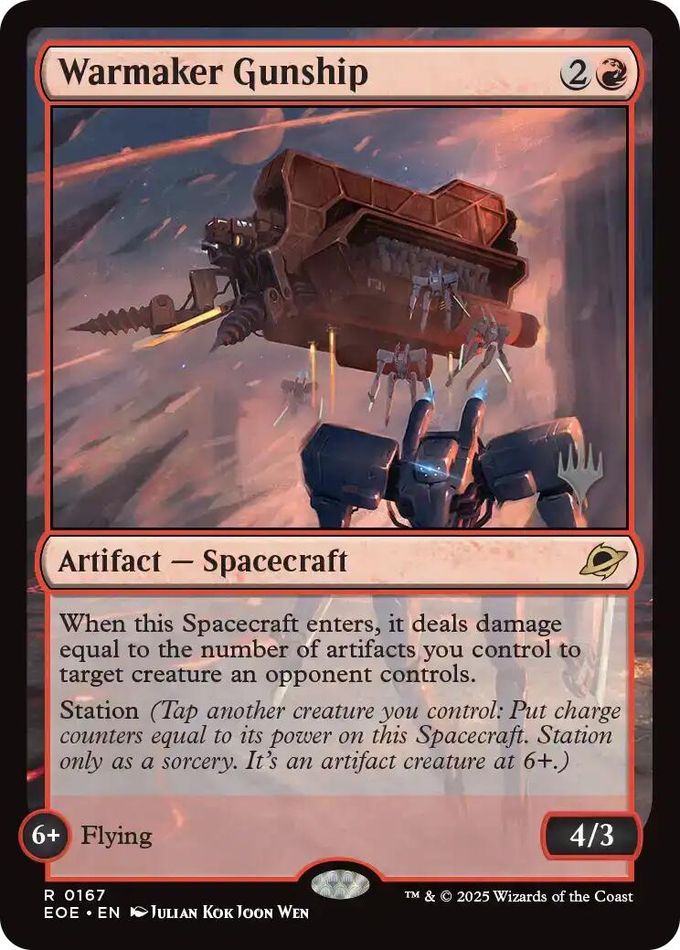 Warmaker Gunship [Edge of Eternities Promo Pack] | Impulse Games and Hobbies