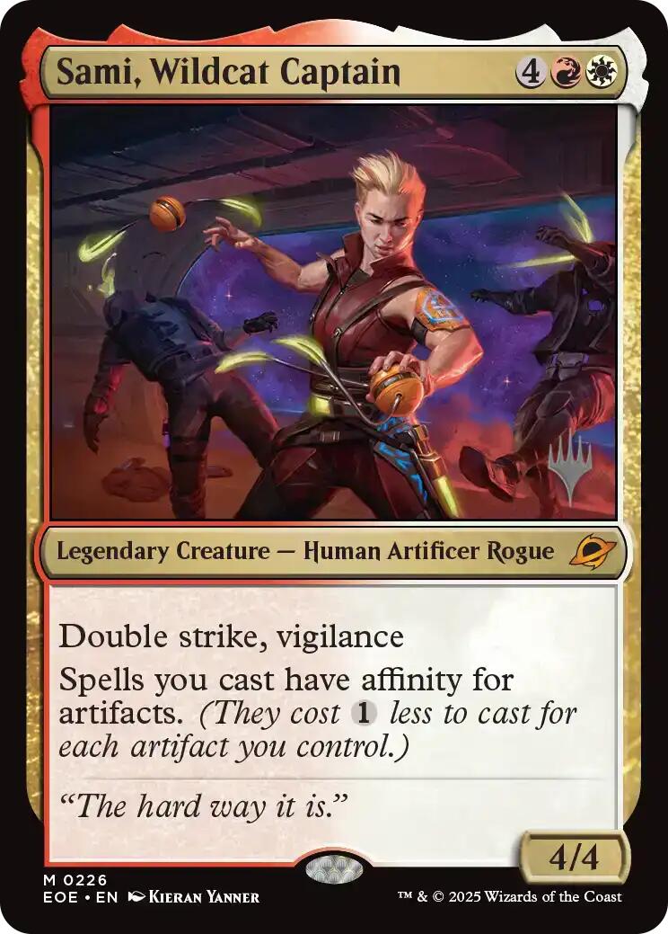 Sami, Wildcat Captain [Edge of Eternities Promo Pack] | Impulse Games and Hobbies