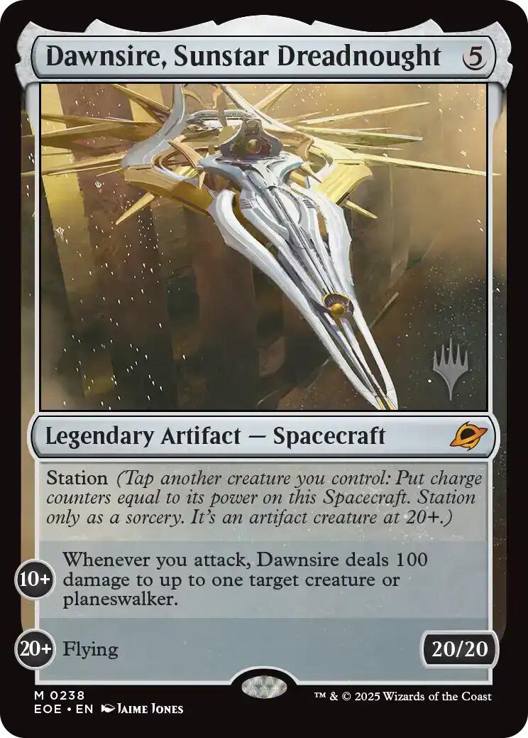 Dawnsire, Sunstar Dreadnought [Edge of Eternities Promo Pack] | Impulse Games and Hobbies