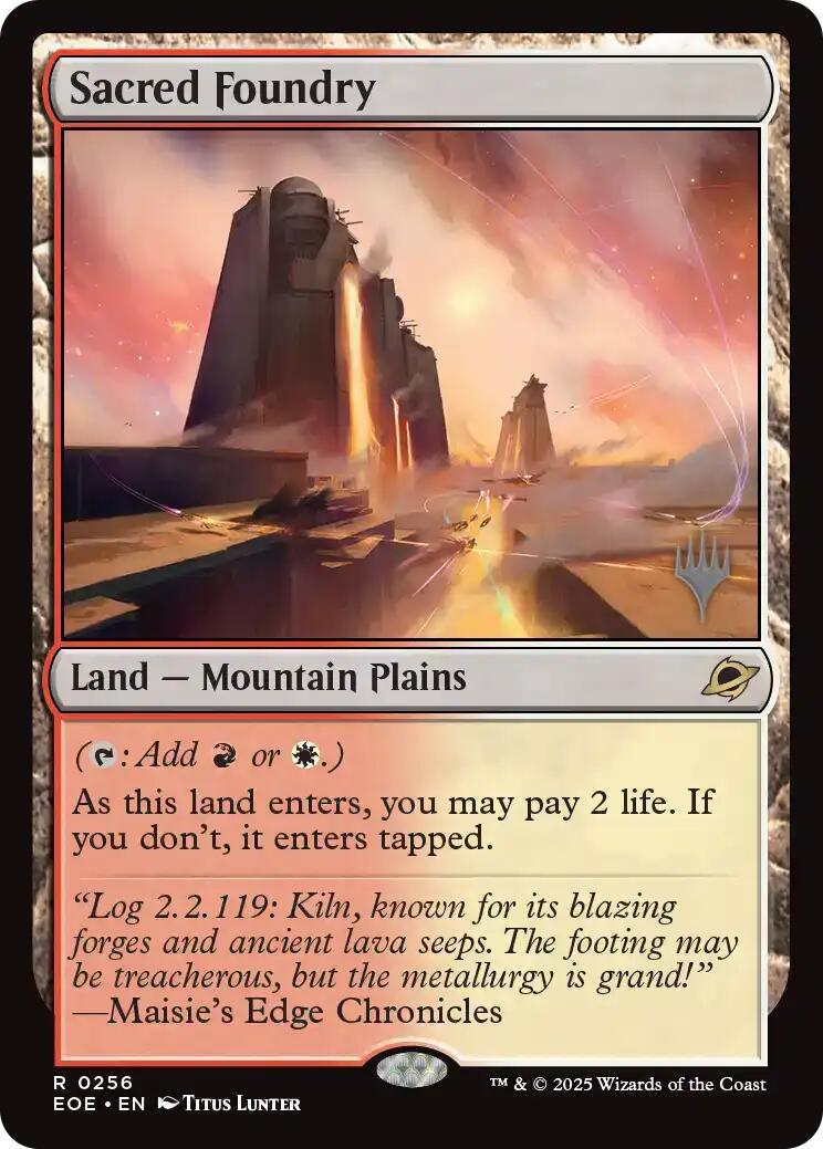 Sacred Foundry [Edge of Eternities Promo Pack] | Impulse Games and Hobbies