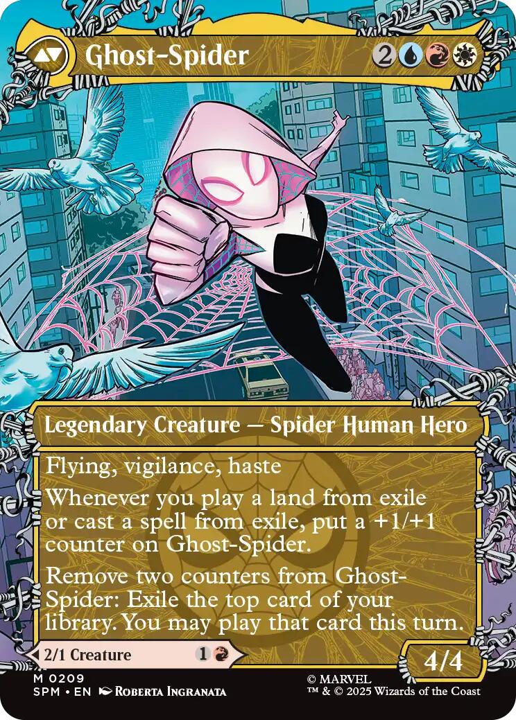 Gwen Stacy (0209) (Borderless) [Marvel's Spider-Man] | Impulse Games and Hobbies