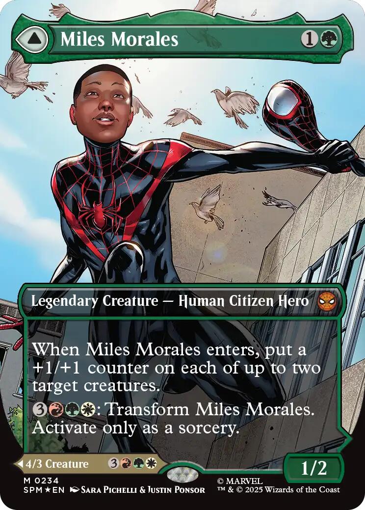 Miles Morales (0234) (Borderless) [Marvel's Spider-Man] | Impulse Games and Hobbies