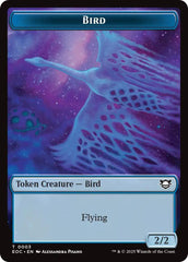 Bird // Pest Double-Sided Token [Edge of Eternities Commander Tokens] | Impulse Games and Hobbies