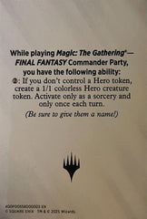 Blank Hero Token [FINAL FANTASY Tokens] | Impulse Games and Hobbies