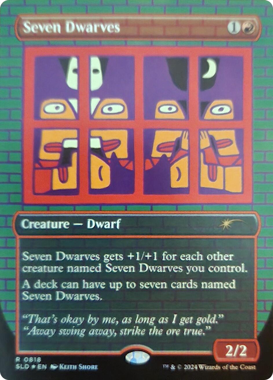 Seven Dwarves (0818) (Rainbow Foil) [Secret Lair Drop Series] | Impulse Games and Hobbies