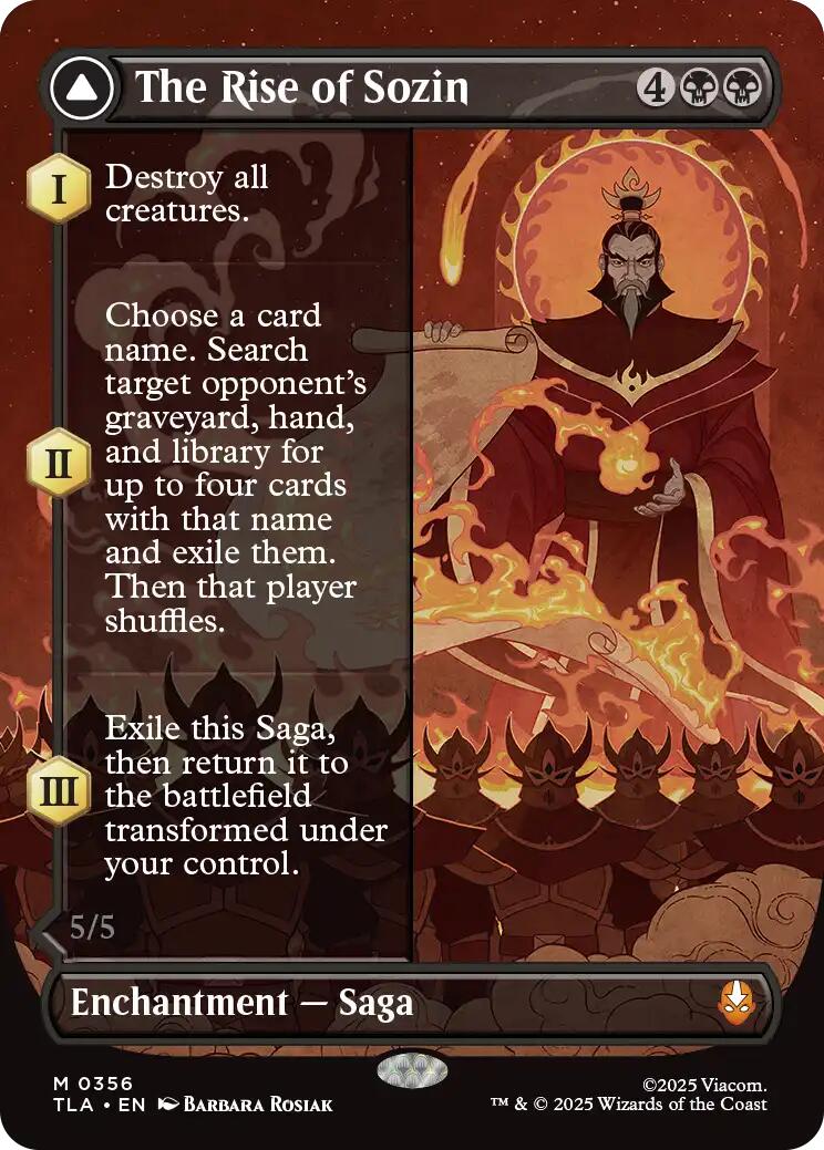 The Rise of Sozin (Borderless) [Avatar: The Last Airbender] | Impulse Games and Hobbies