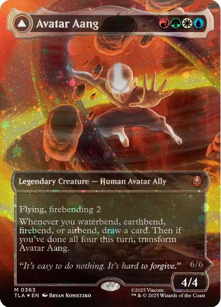 Avatar Aang (Raised Foil) [Avatar: The Last Airbender] | Impulse Games and Hobbies