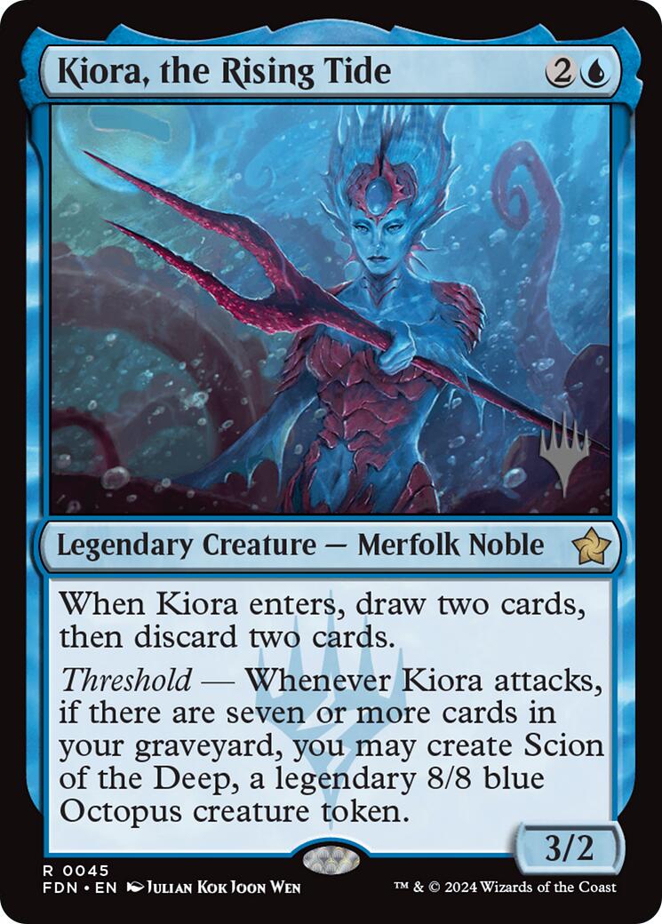 Kiora, the Rising Tide [Edge of Eternities Promo Pack] | Impulse Games and Hobbies