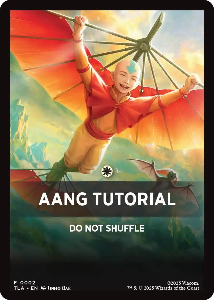 Aang Tutorial Theme Card [Avatar: The Last Airbender Tokens] | Impulse Games and Hobbies