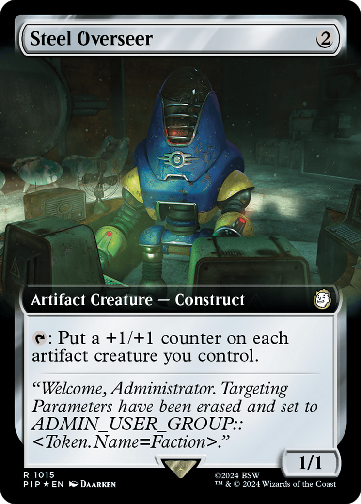 Steel Overseer (Extended Art) (Surge Foil) [Fallout] | Impulse Games and Hobbies