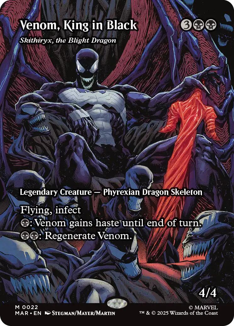 Venom, King in Black - Skithiryx, the Blight Dragon (Borderless) [Marvel's Spider-Man: Eternal-Legal] | Impulse Games and Hobbies