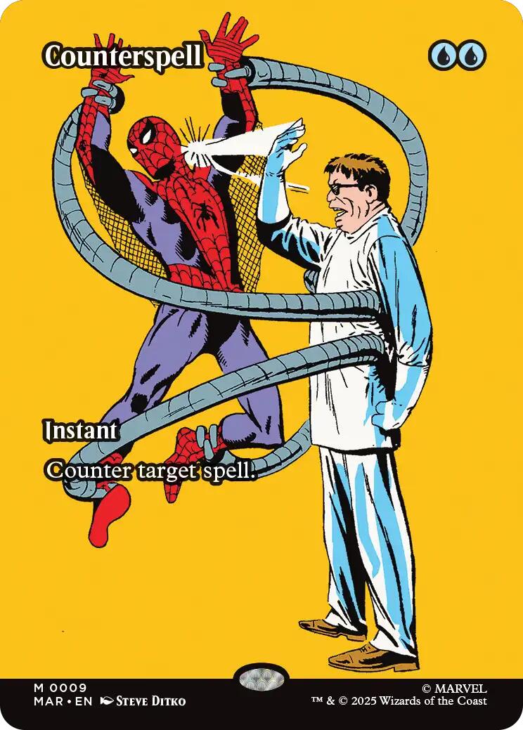 Counterspell (Borderless) [Marvel Universe: Eternal-Legal] | Impulse Games and Hobbies
