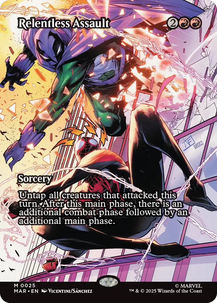 Relentless Assault (Borderless) [Marvel Universe: Eternal-Legal] | Impulse Games and Hobbies