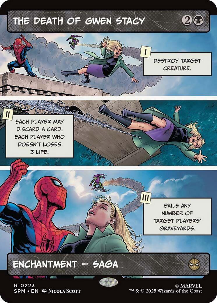 The Death of Gwen Stacy (Borderless) [Marvel's Spider-Man] | Impulse Games and Hobbies
