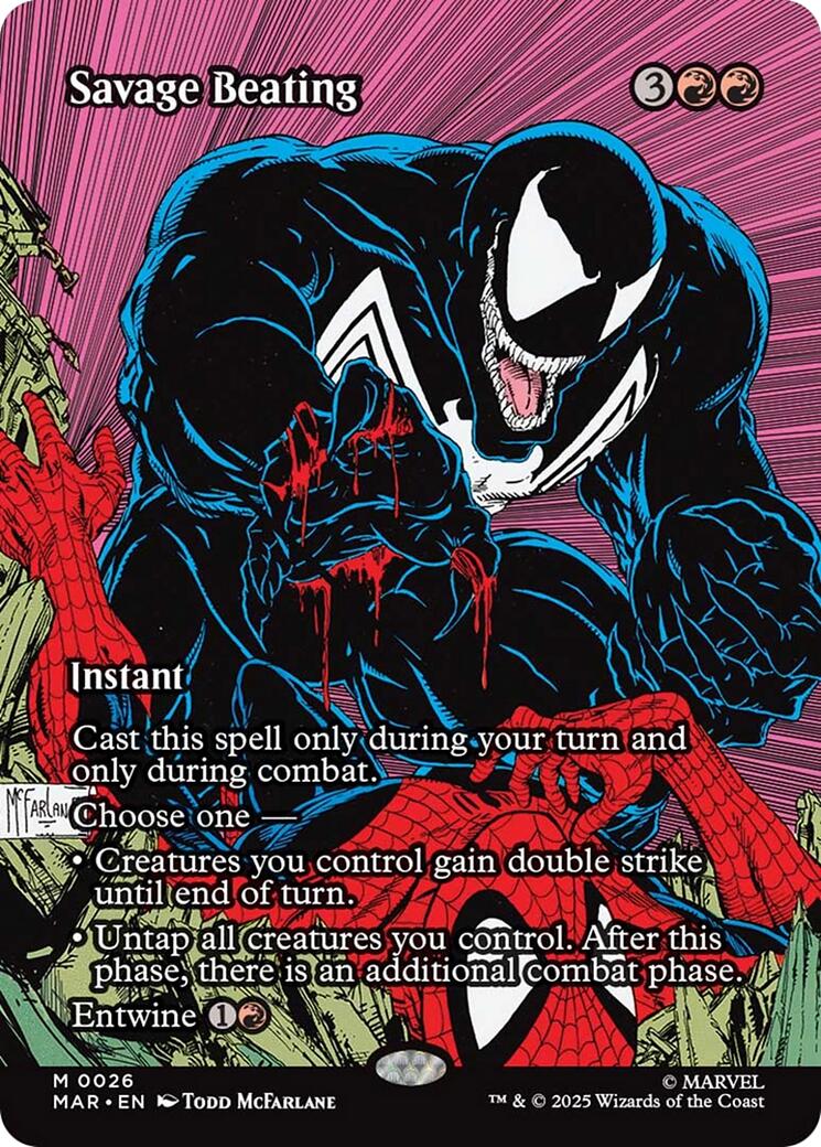 Savage Beating (Borderless) [Marvel Universe: Eternal-Legal] | Impulse Games and Hobbies