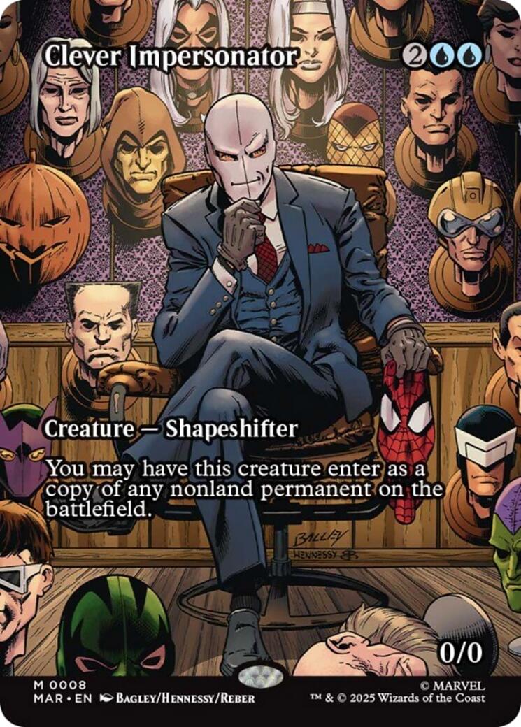 Clever Impersonator (Borderless) [Marvel Universe: Eternal-Legal] | Impulse Games and Hobbies